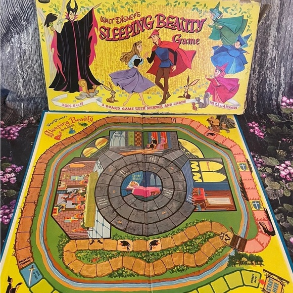 VHTF Antique 1958 Whitman x Walt Disney Sleeping Beauty Board Game - Picture 11 of 12